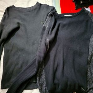 Calvin klein sweater and Mecca fleece long sleeve